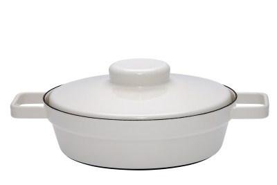 Pfanne mit Deckel 24cm Light Grey Aromapots
