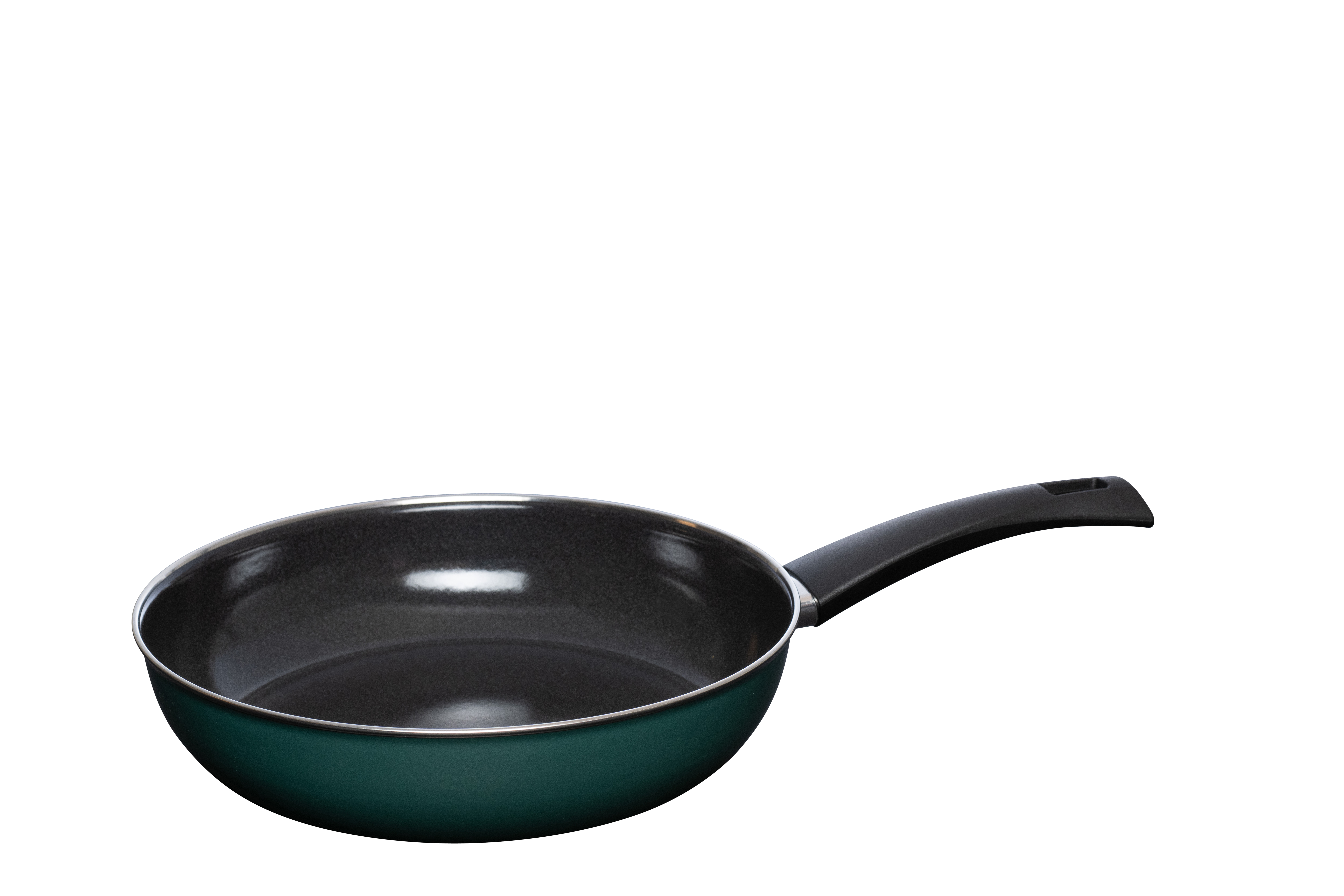 Emaille Pfanne Teal 28cm Emailpfanne PUR extra stark