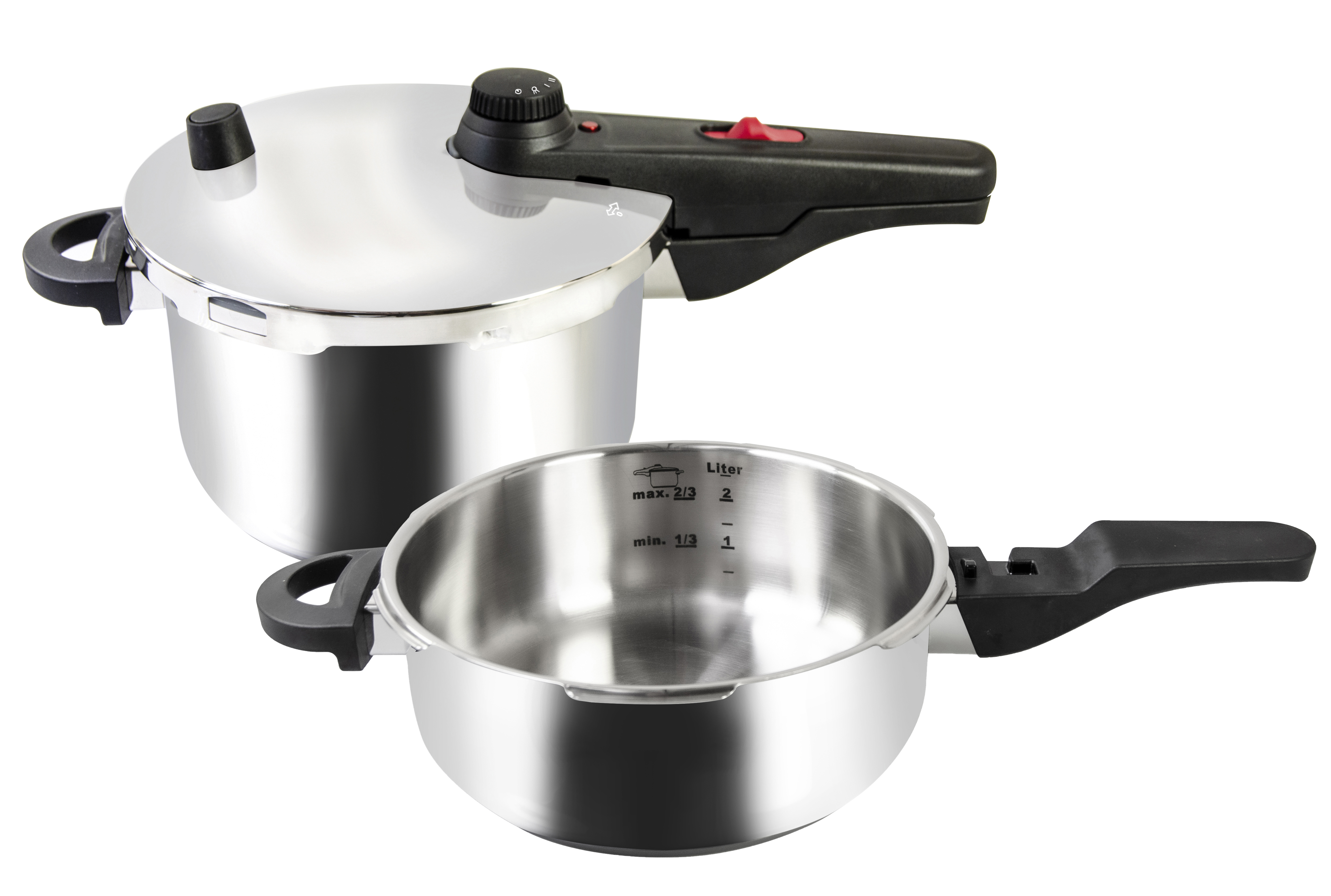 KELOMAT Schnellkoch-Set ALFA 22 cm 4,5 Liter + 3,0 Liter