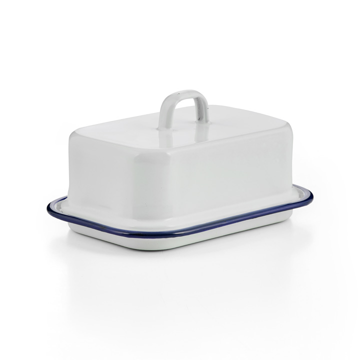 Emaille Butterdose