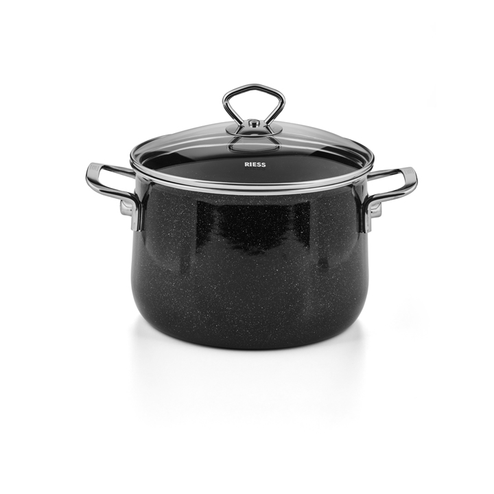 Riess Emaille fleischtopf Black Magic top 3000 nouvelle 