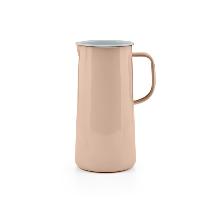 Falcon Emaille Wasserkanne, Wasserkrug, Krug, Vase Marie Rose