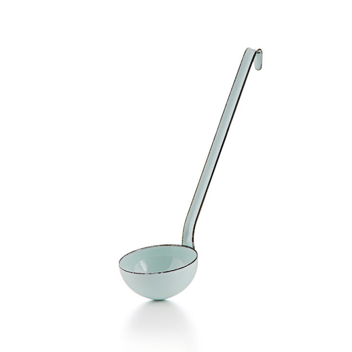Riess Emaille Schöpflöffel türkis 7cm pastell