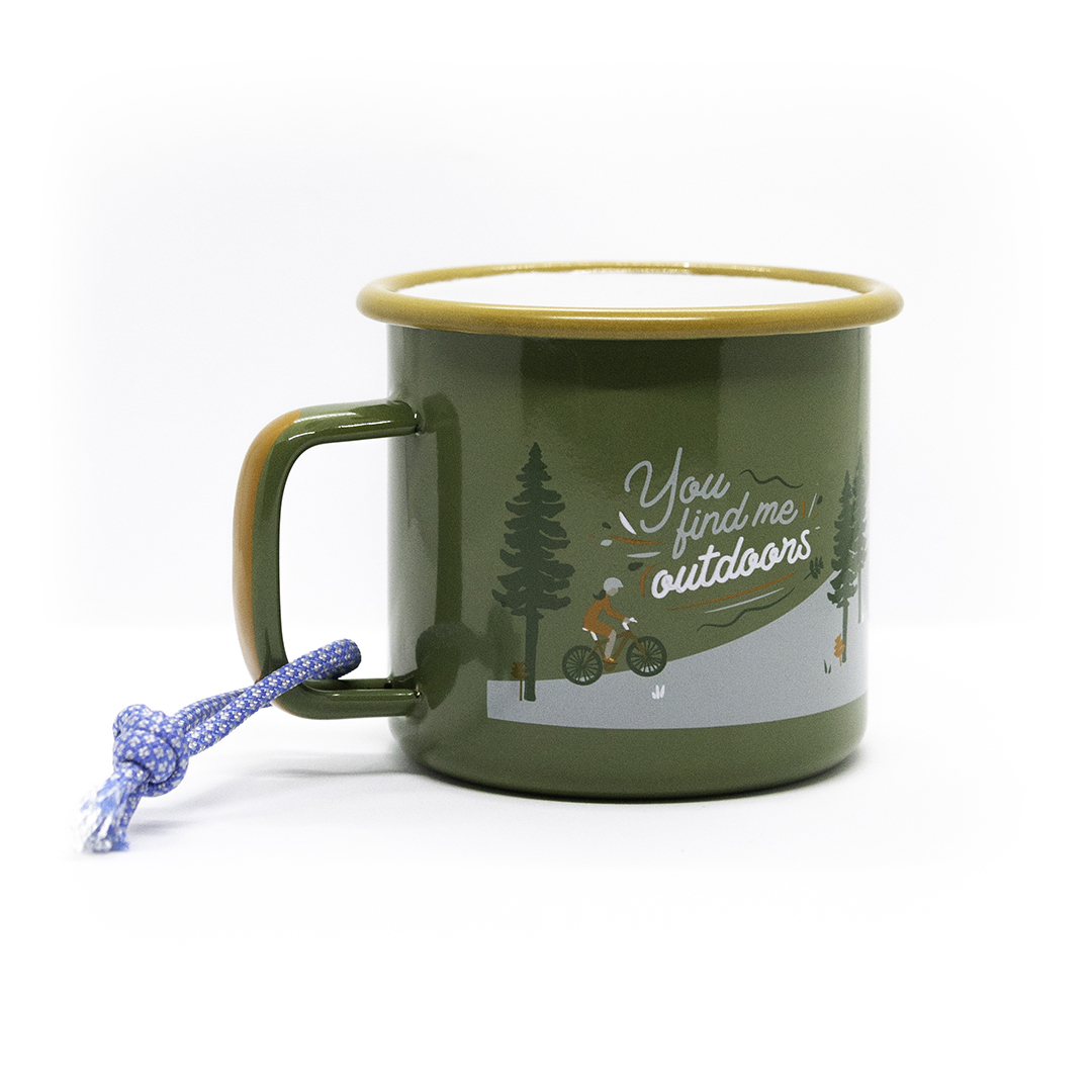Emaille Tasse Outdoor 350ml 