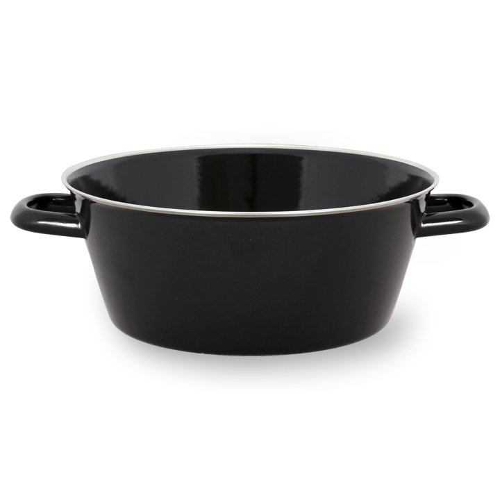 Riess Schmalzpfanne schwarz 30cm Emaille 