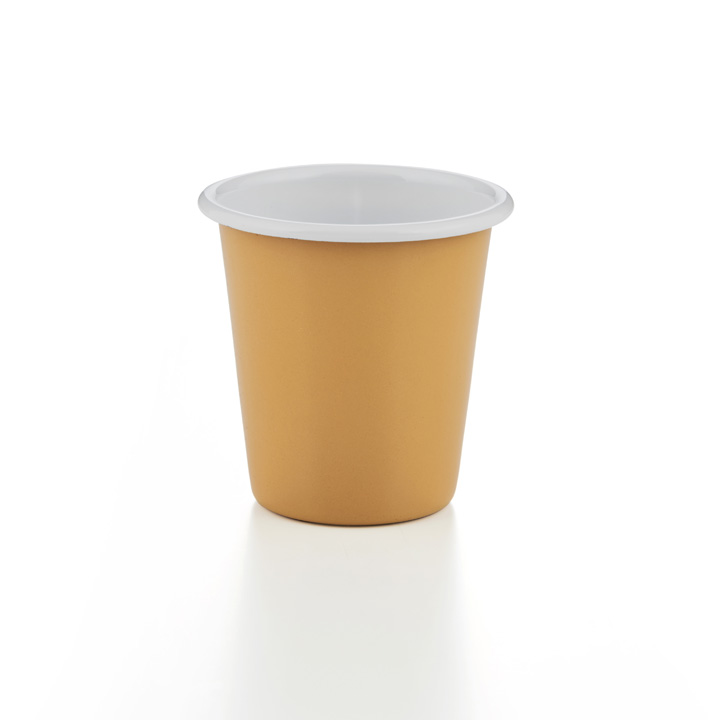 Falcon Emaille Becher Tumbler Mustard Yellow