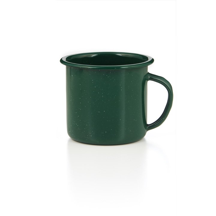 GSI Emaille Tasse 350ml grün