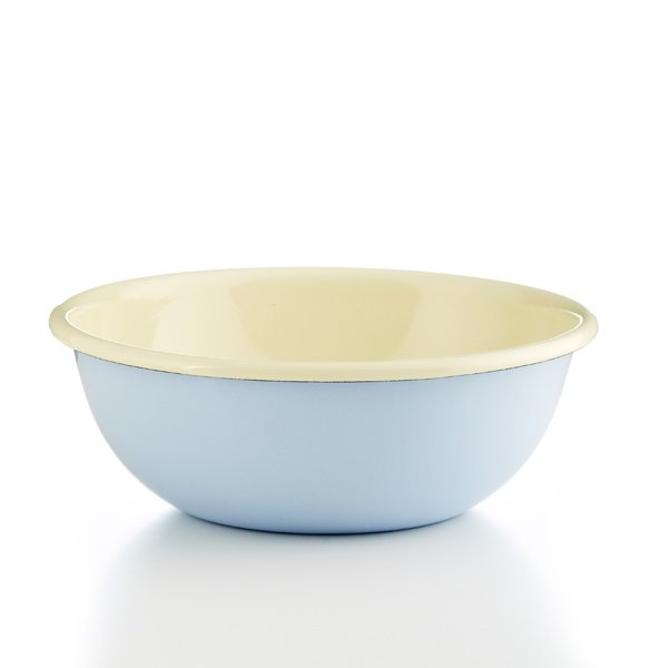 riess emaille küchenschüssel hellblau pastell