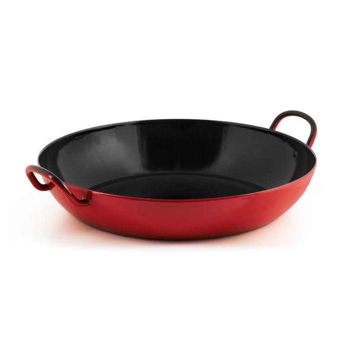 Riess Emaille Schlemmerpfanne 26 cm Color rot