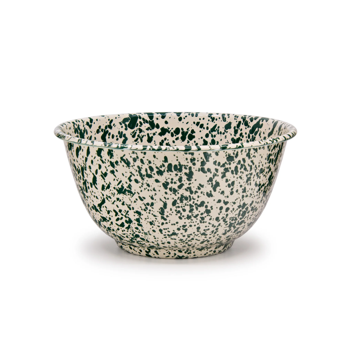 Emaille Schüssel 27cm Marmor grün/creme