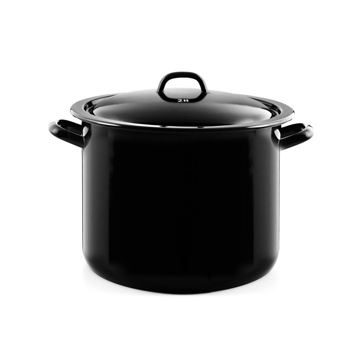 Riess Topf schwarz 12 Liter Riesen & Zwerge