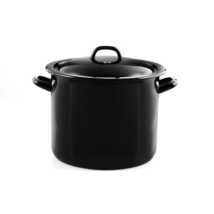 Riess Topf schwarz 8 Liter Riesen & Zwerge