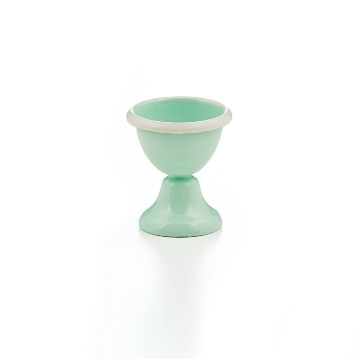 Emaille Eierbecher mintgrün