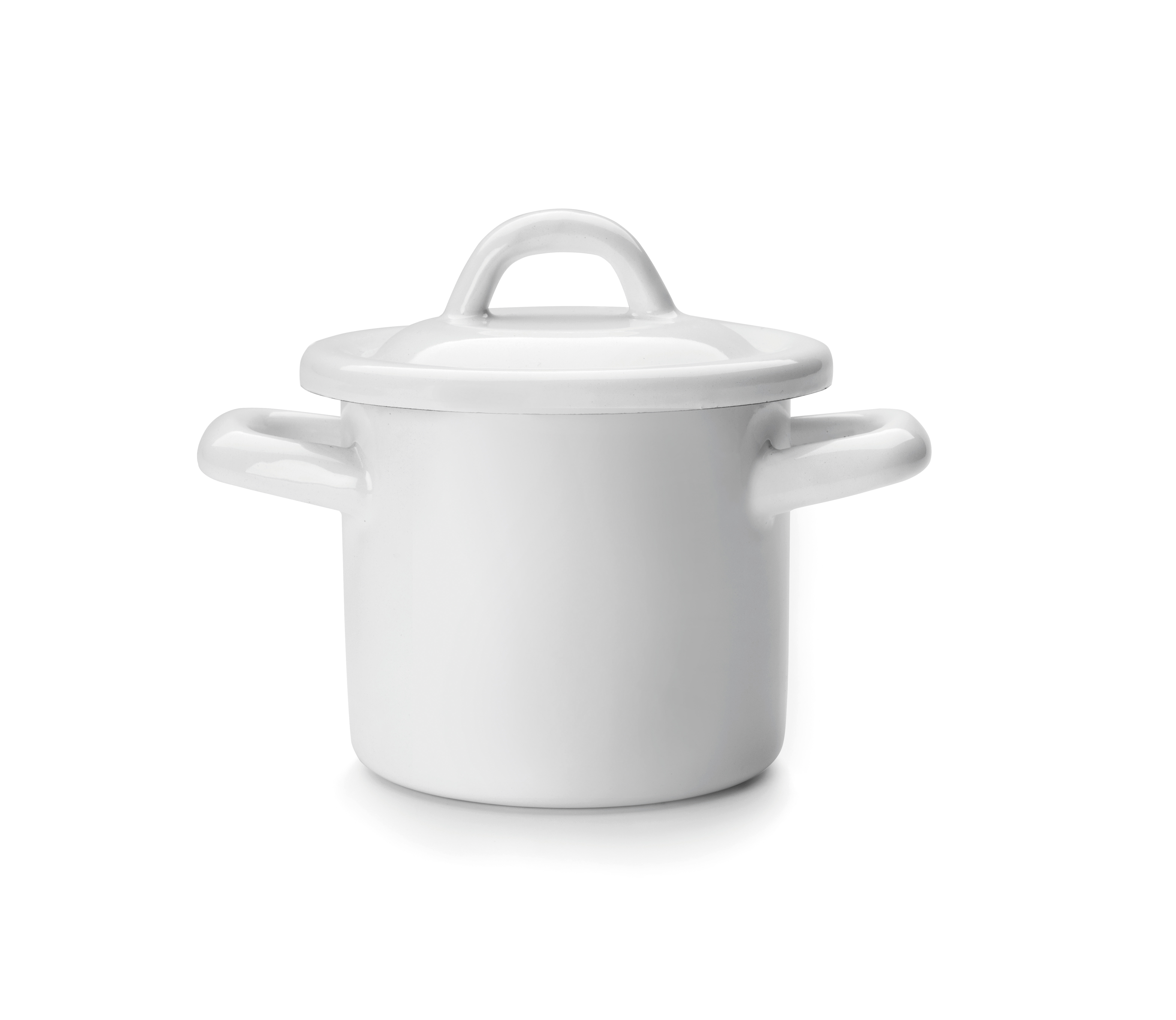 Ibili Menaje S.A. Mini Topf hoch weiß/ blau 10cm