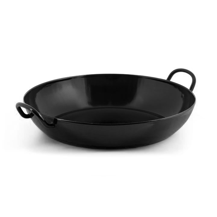 Riess Emaille Schlemmerpfanne schwarz 30cm