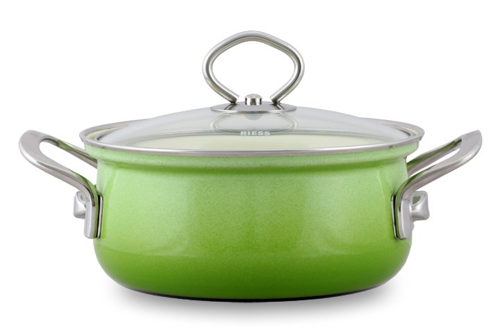 Riess Emaille Kasserolle Smaragd 1 Liter
