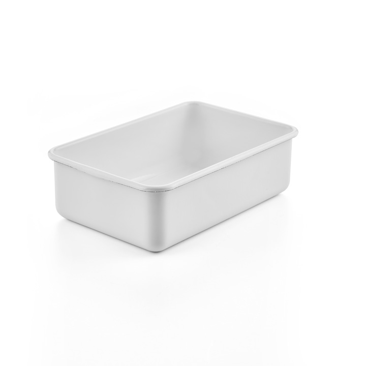 Riess Emaille Vorratsbehälter ohne Deckel weiß Serve + Store