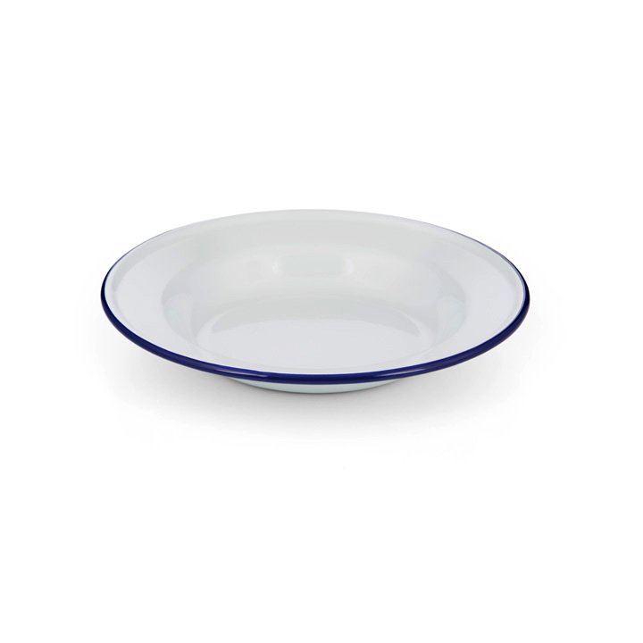 Emaille Suppenteller 22cm Teller tief