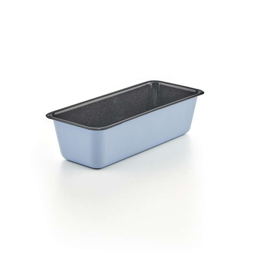 Riess Emaille Brotbackform Backemaille Blau