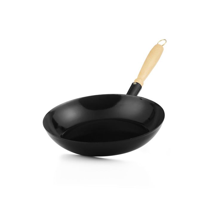 Riess Holzknechtpfanne schwarz 24cm Emaille Schwarzemail