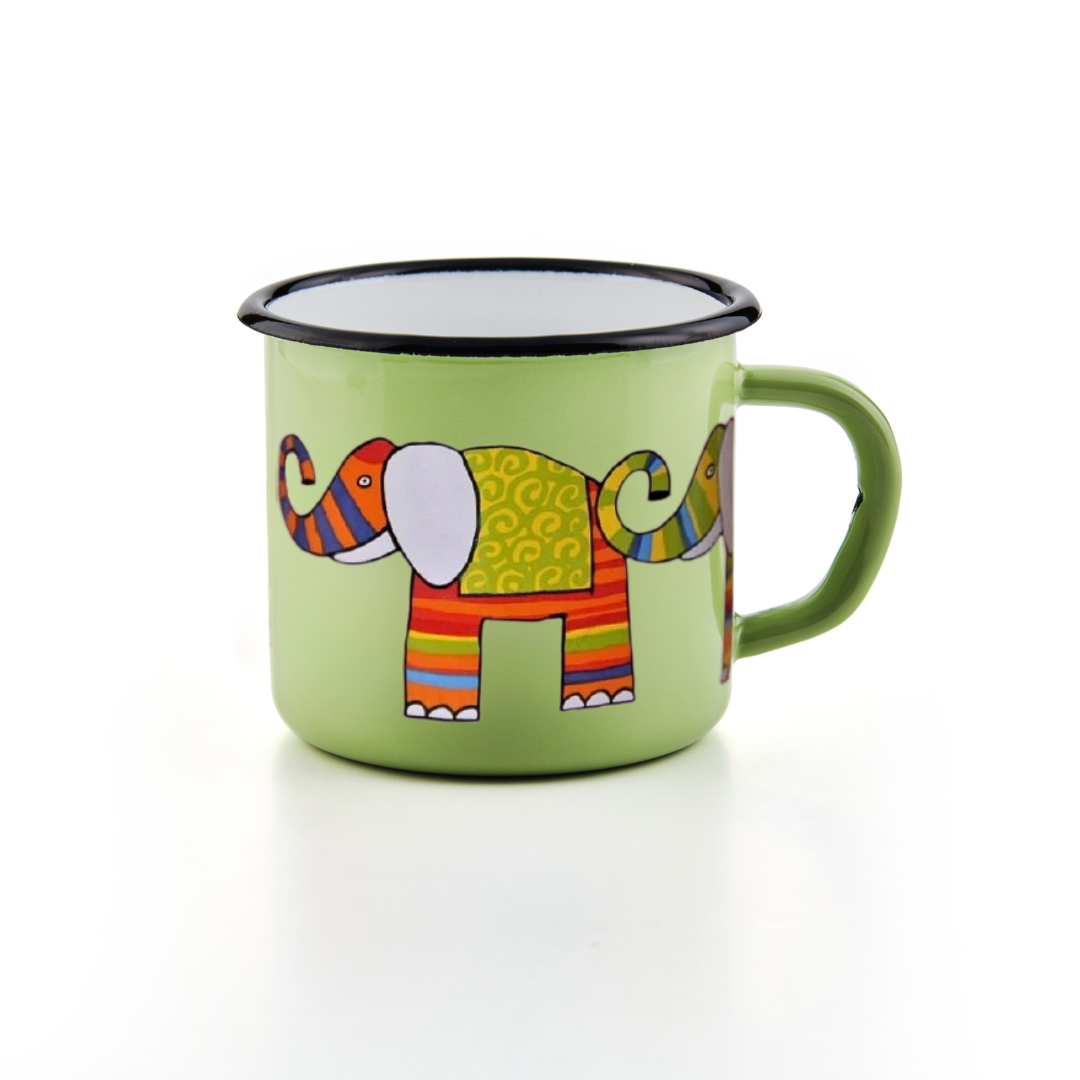 Kindertasse hellgrün 250ml Elefant