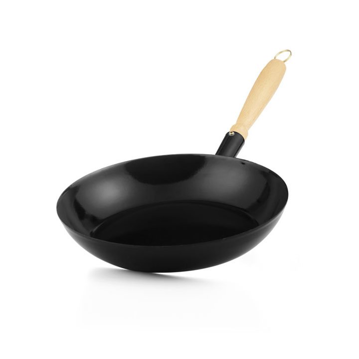Riess Holzknechtpfanne schwarz 26cm Emaille Schwarzemail