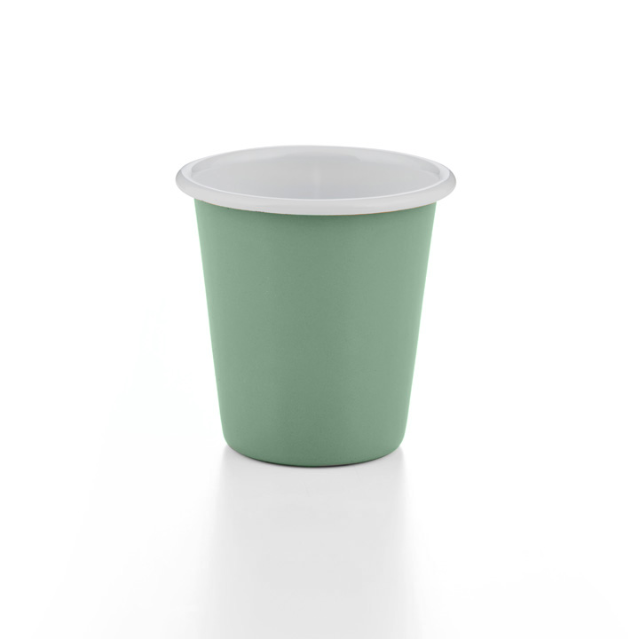 Falcon Emaille Becher Tumbler Tarragon, grün