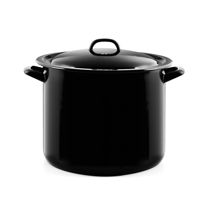 Riess Topf schwarz 20 Liter Riesen & Zwerge