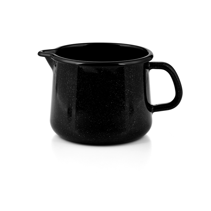 Riess Emaille Schnabeltopf 1 Liter Black Magic