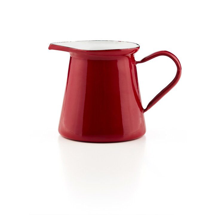 Emaille Kännchen rot 
