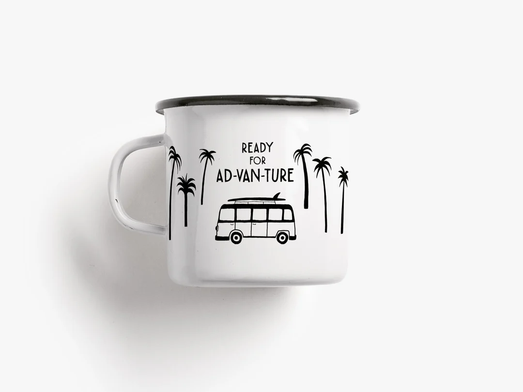 Emaille Tasse Ad Van Ture 300 ml