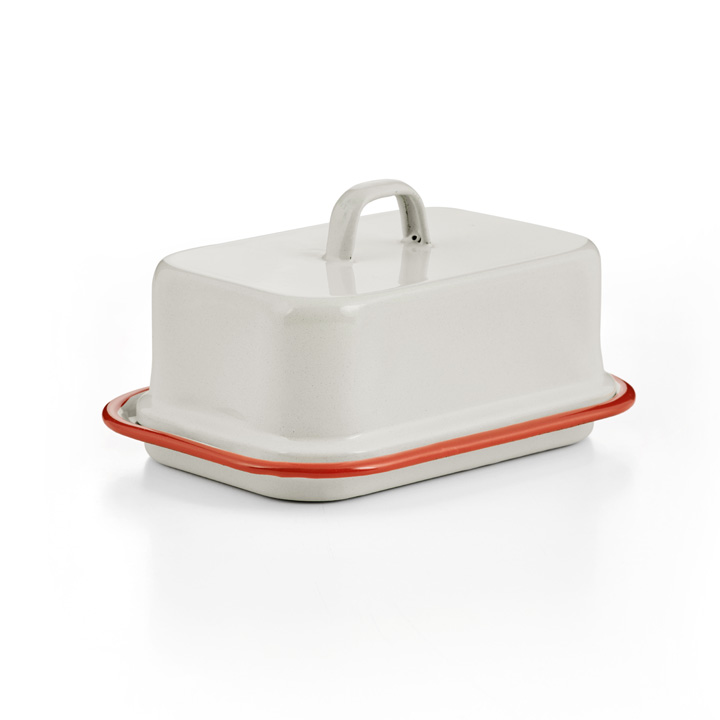 Emaille Butterdose