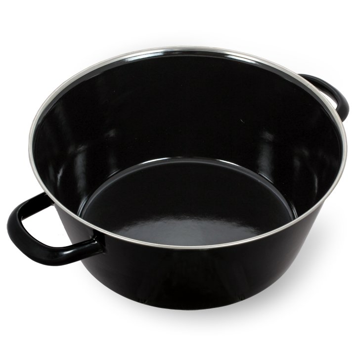 Riess Schmalzpfanne schwarz 30cm Emaille 