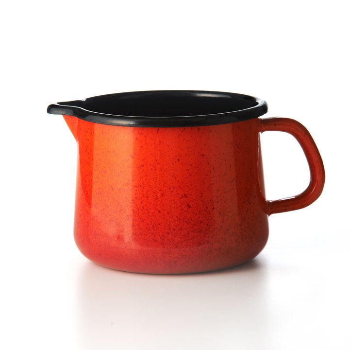 Riess Emaille Schnabeltopf Corall 1 Liter