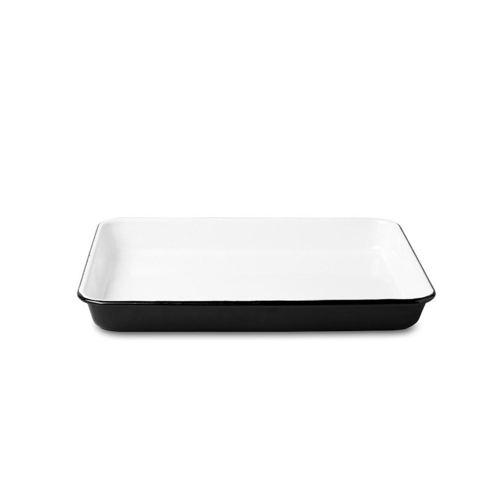 Falcon Emaille Tablett schwarz