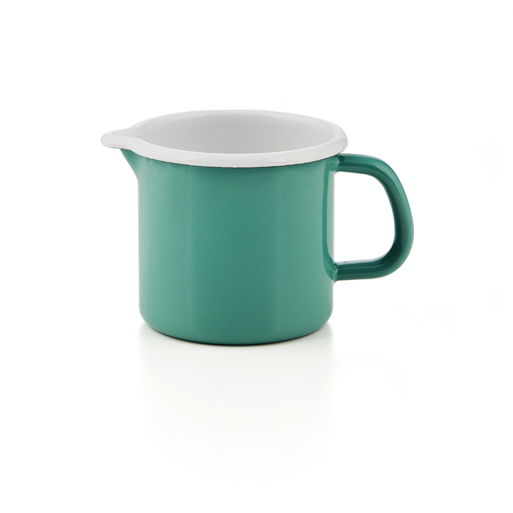 Riess Schnabeltopf grün Emaille 0,75 Liter Nature Green Medium 