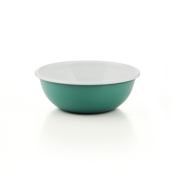 Riess Emaille Küchenschüssel grün 18cm Nature Green Medium 