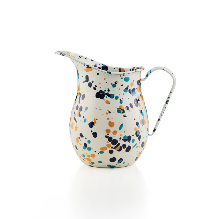 Crow Canyon Emaille Wasserkanne 2,5 Liter Bermuda Buttercup Krug