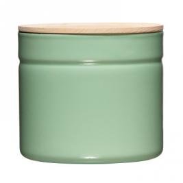 Vorratsdose mit Eschenholzdeckel 1390ml Slow Green