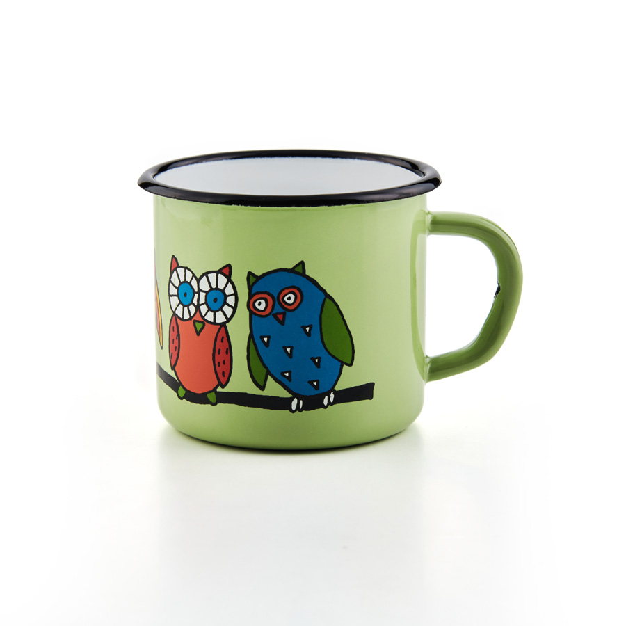 Emaille Kindertasse hellgrün 250ml