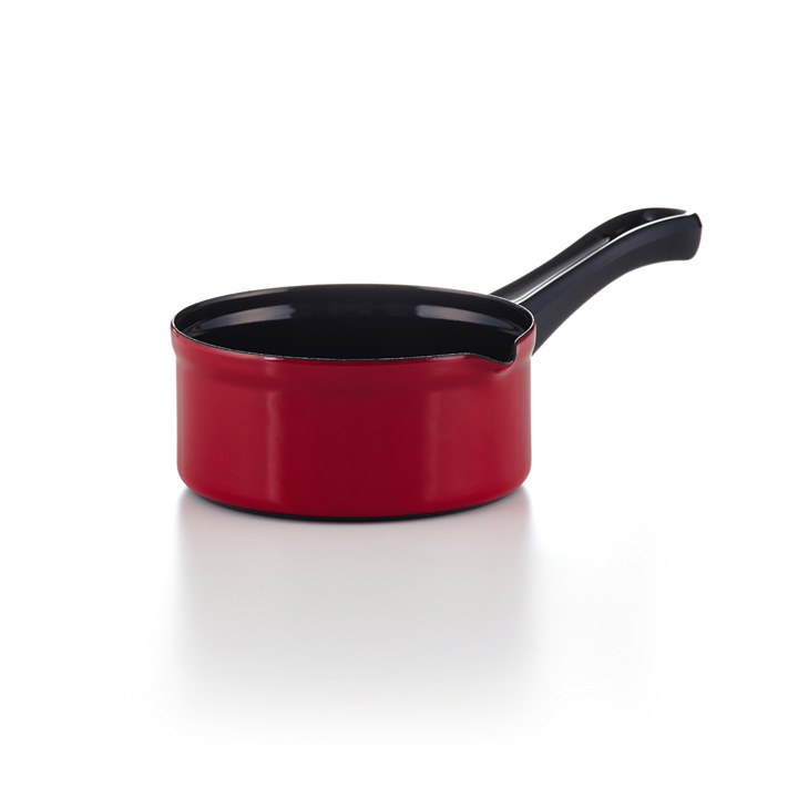 Riess Emaille Babystielkasserolle Color Rot