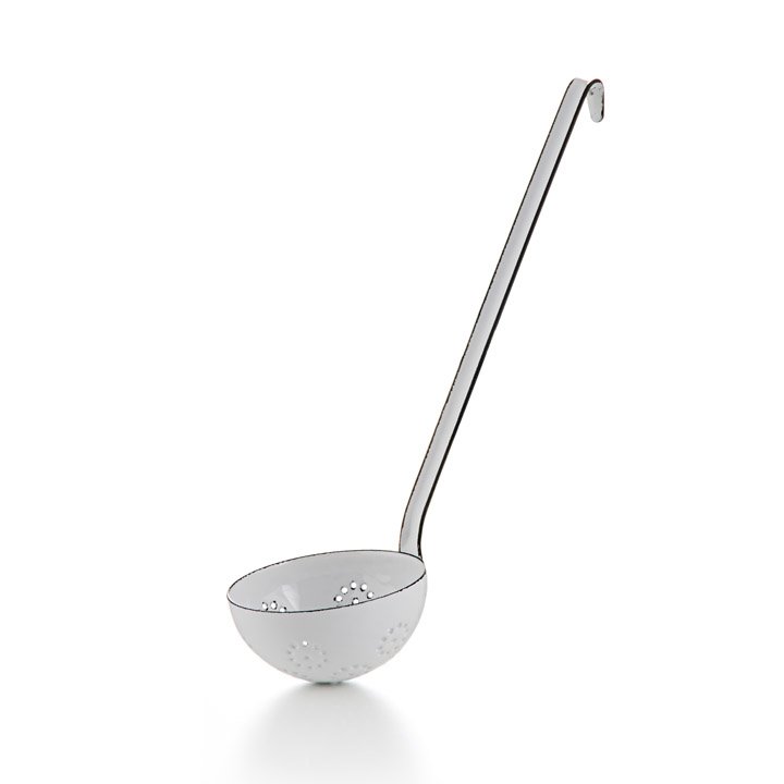 Riess Emaille Schaumkelle Schaumlöffel 9cm weiß