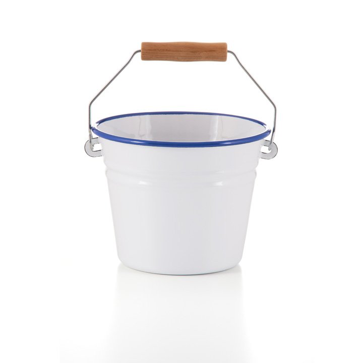 emaille eimer weiss kindereimer