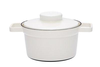 Topf mit Deckel 20cm Pure White Aromapots
