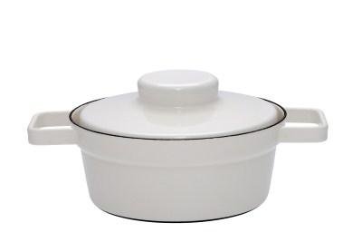 Kasserolle mit Deckel 20cm Light Grey Aromapots