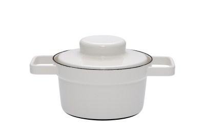 Topf mit Deckel 16cm Light Grey Aromapots