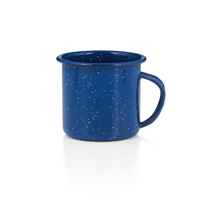 GSI Emaille Tasse 350 ml blau