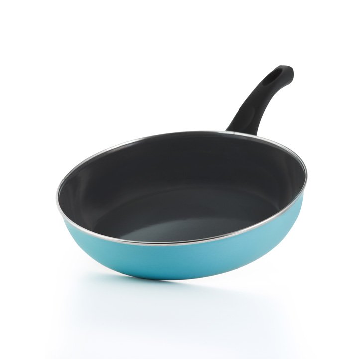 Riess Emaille Pfanne kristallblau 28cm