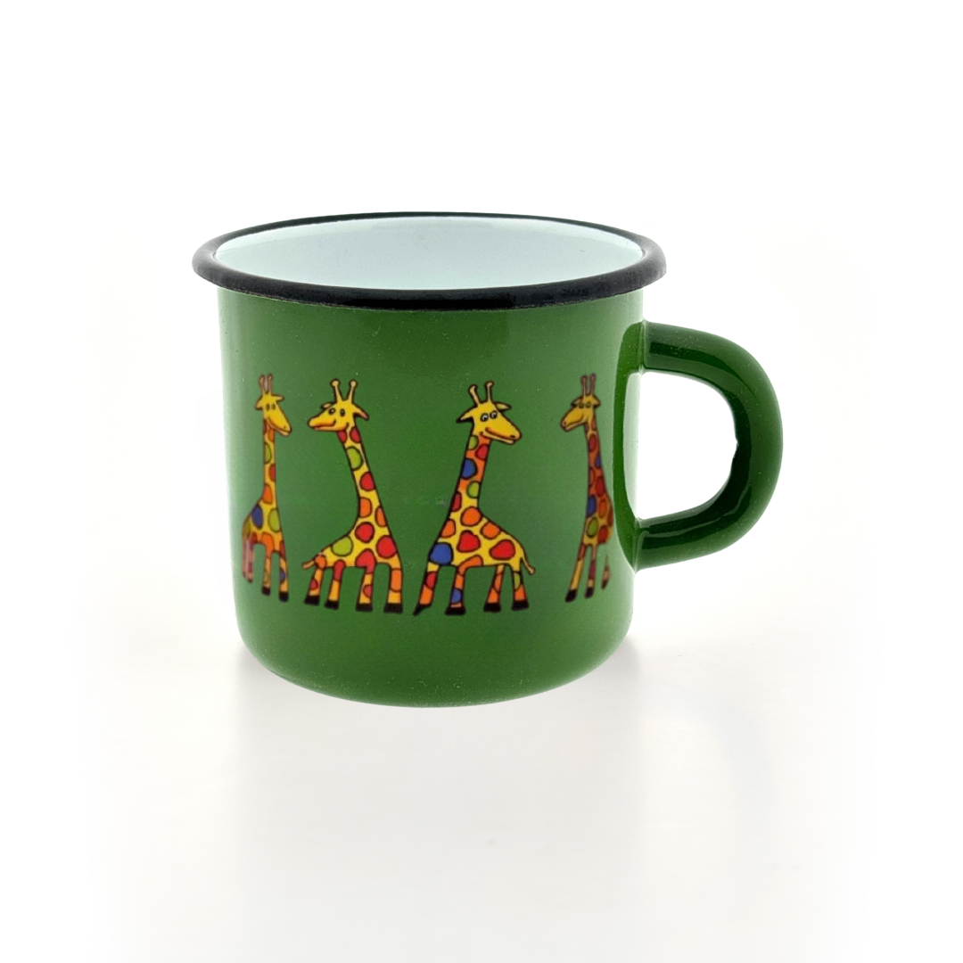 Kindertasse dunkelgrün 250ml Giraffe