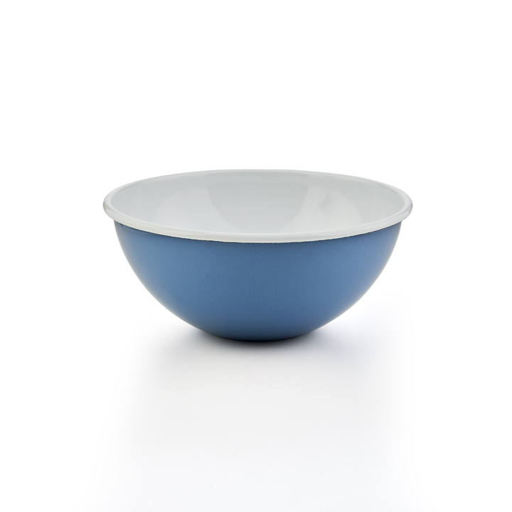 Riess Emaille Obst- und Salatschüssel 26cm Nature Blue